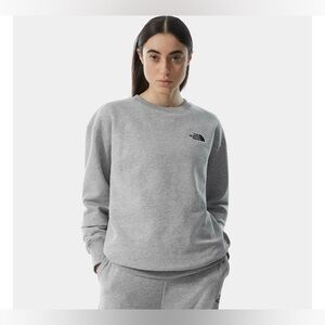 The North Face Essential Crew Neck Gray Sweatshirt Woman’s Size Small